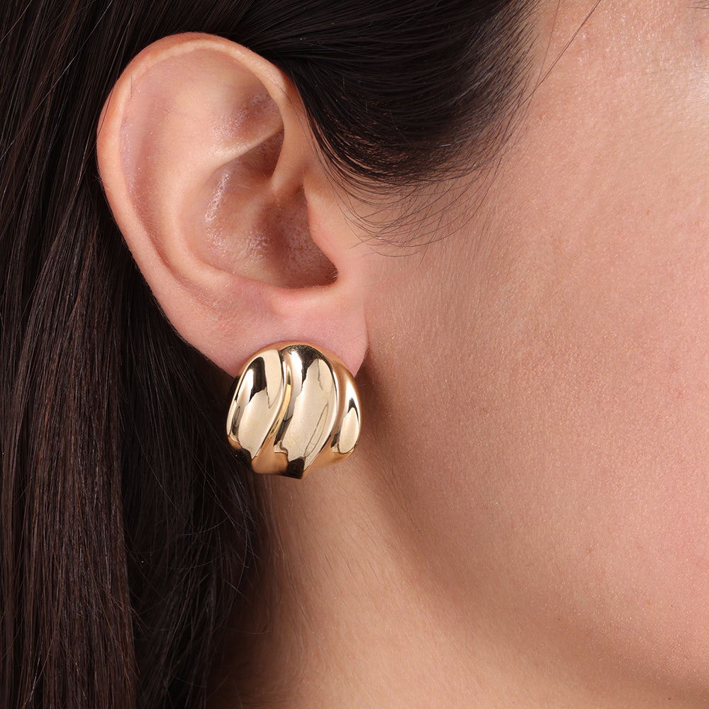 Elara Gold Studs