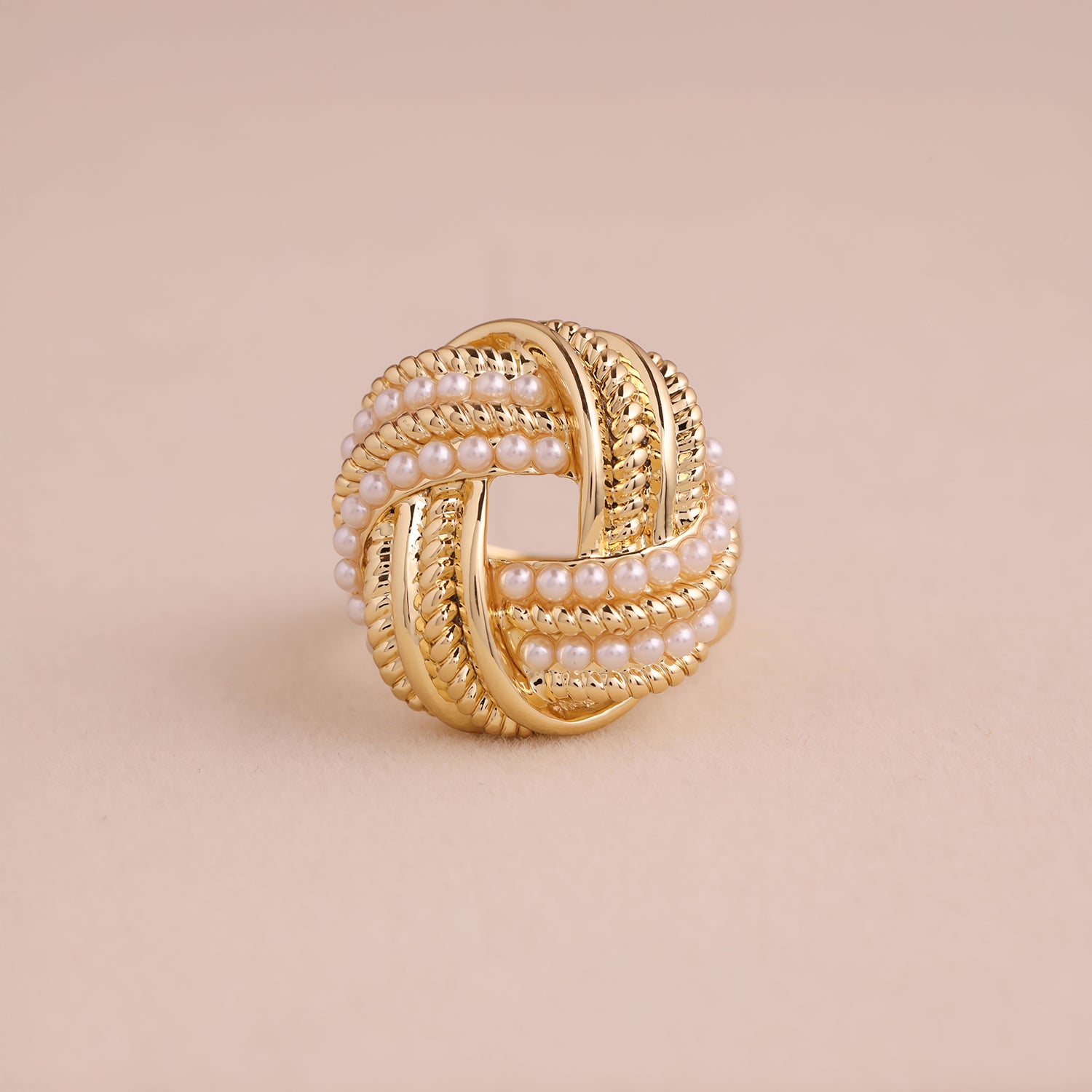 Image 1 of Pearl Gold Ring