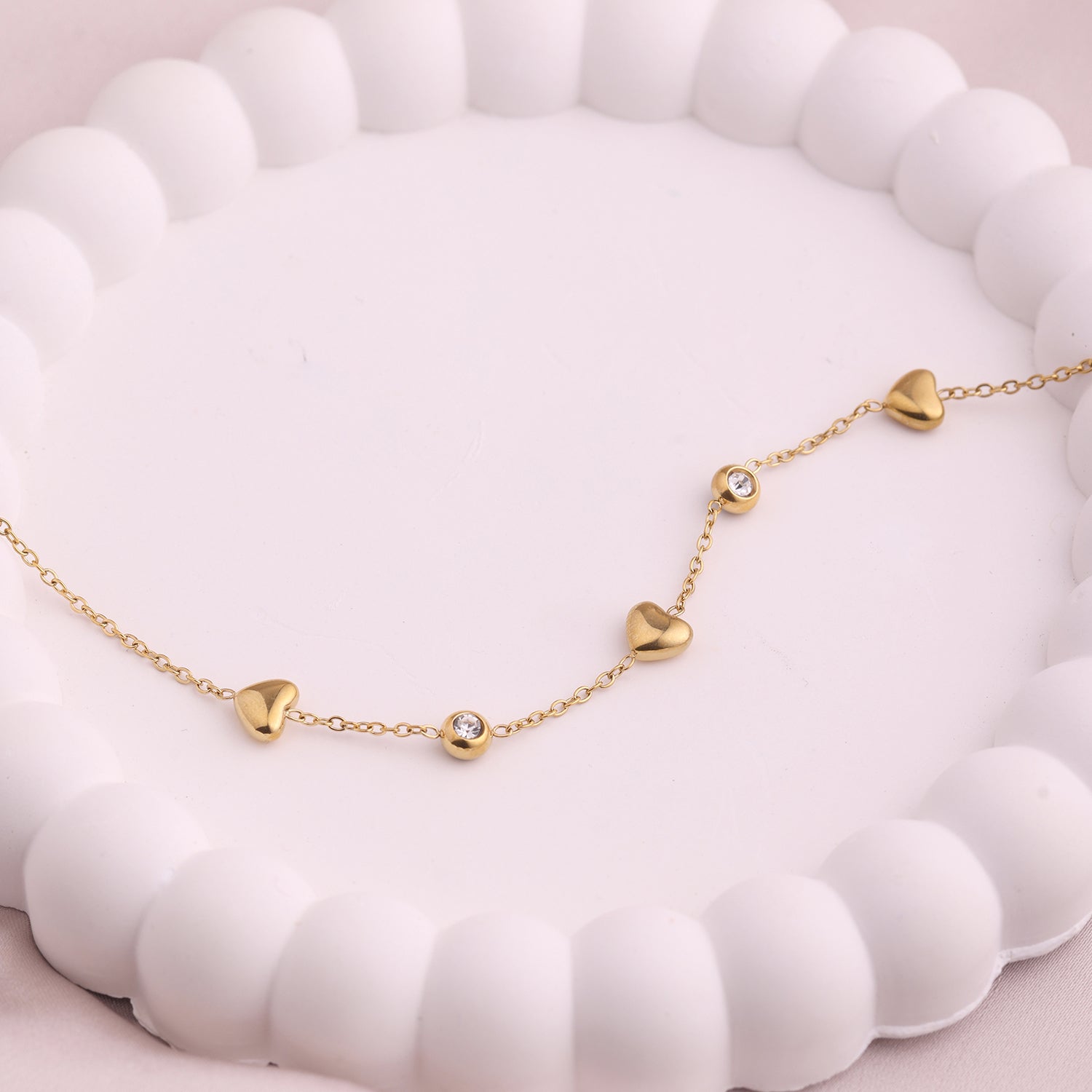 Image 4 of Heart-Bead Reversible Bracelet