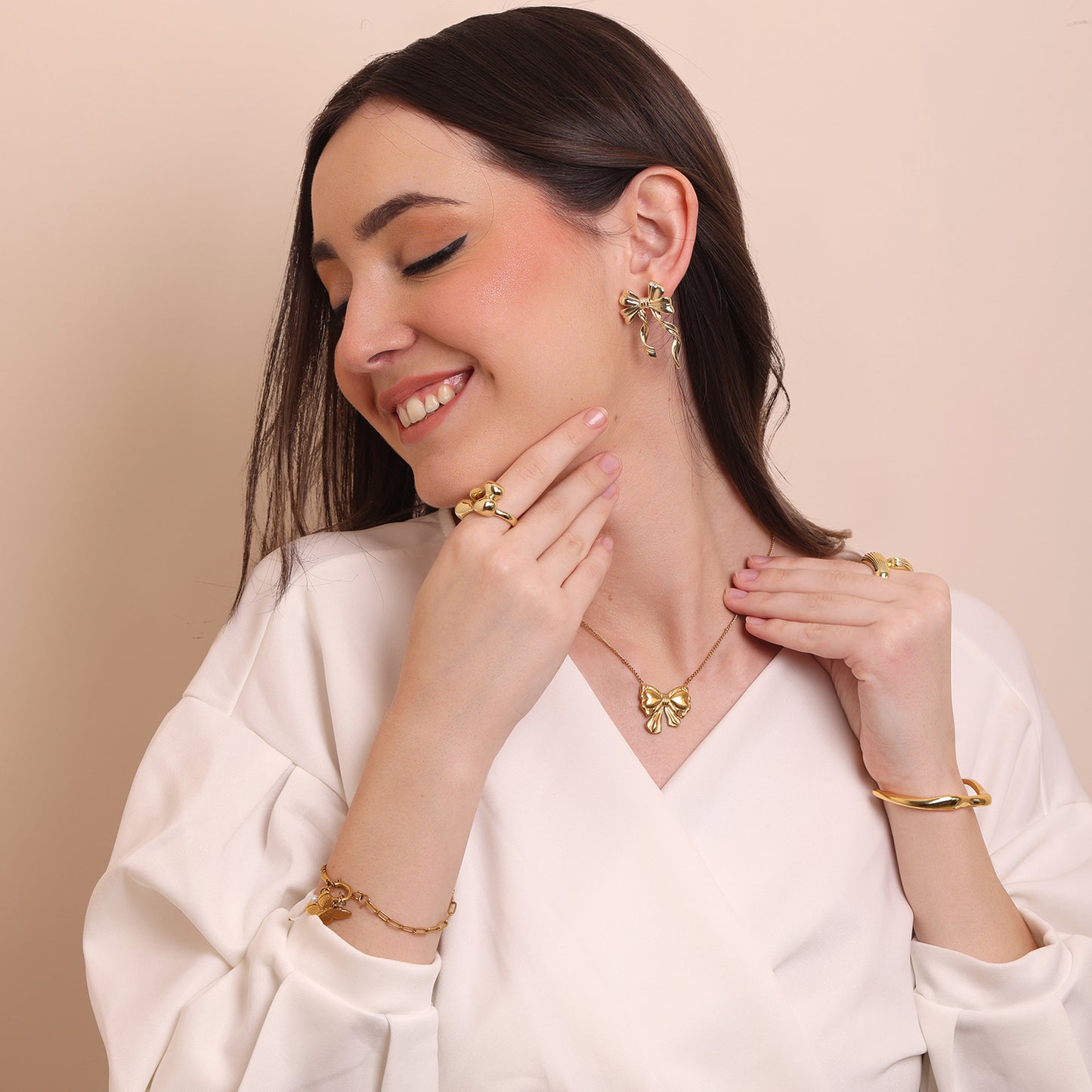 Image 2 of Bow-Bae Earrings