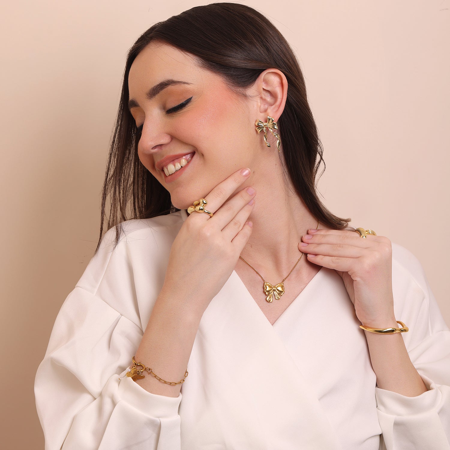Image 2 of Bow-Bae Earrings