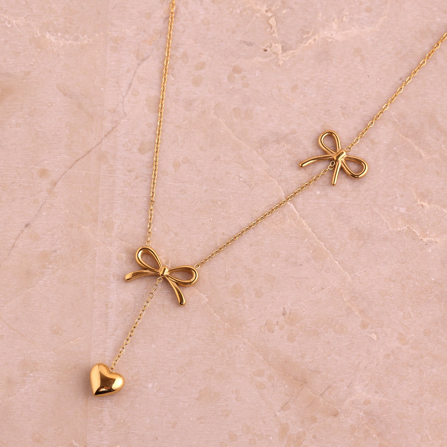 Image 1 of Bow Heart Pendant