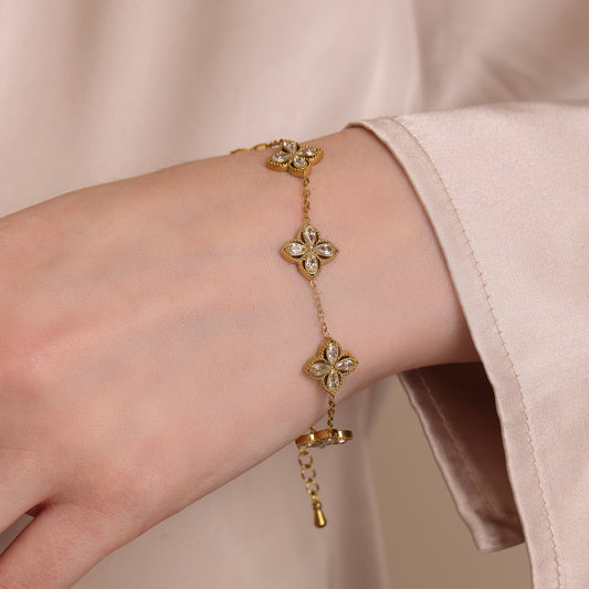 Image 1 of Myra Flower Bracelet