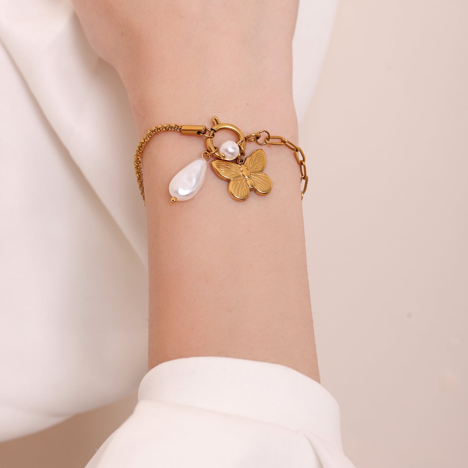Image 3 of Butterfly Charm Detachable Bracelet