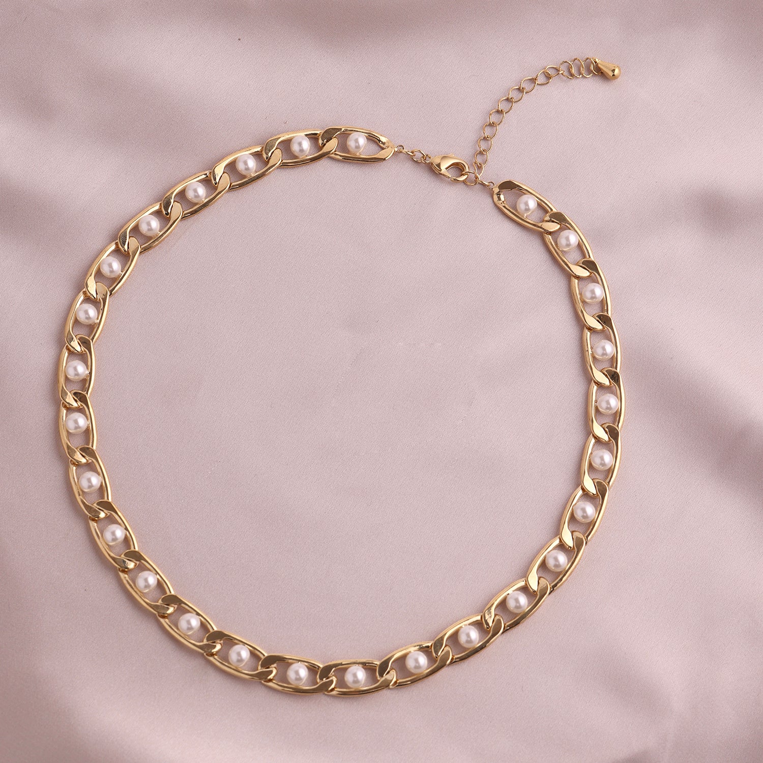 Image 2 of Ember Pearl Gold Necklace