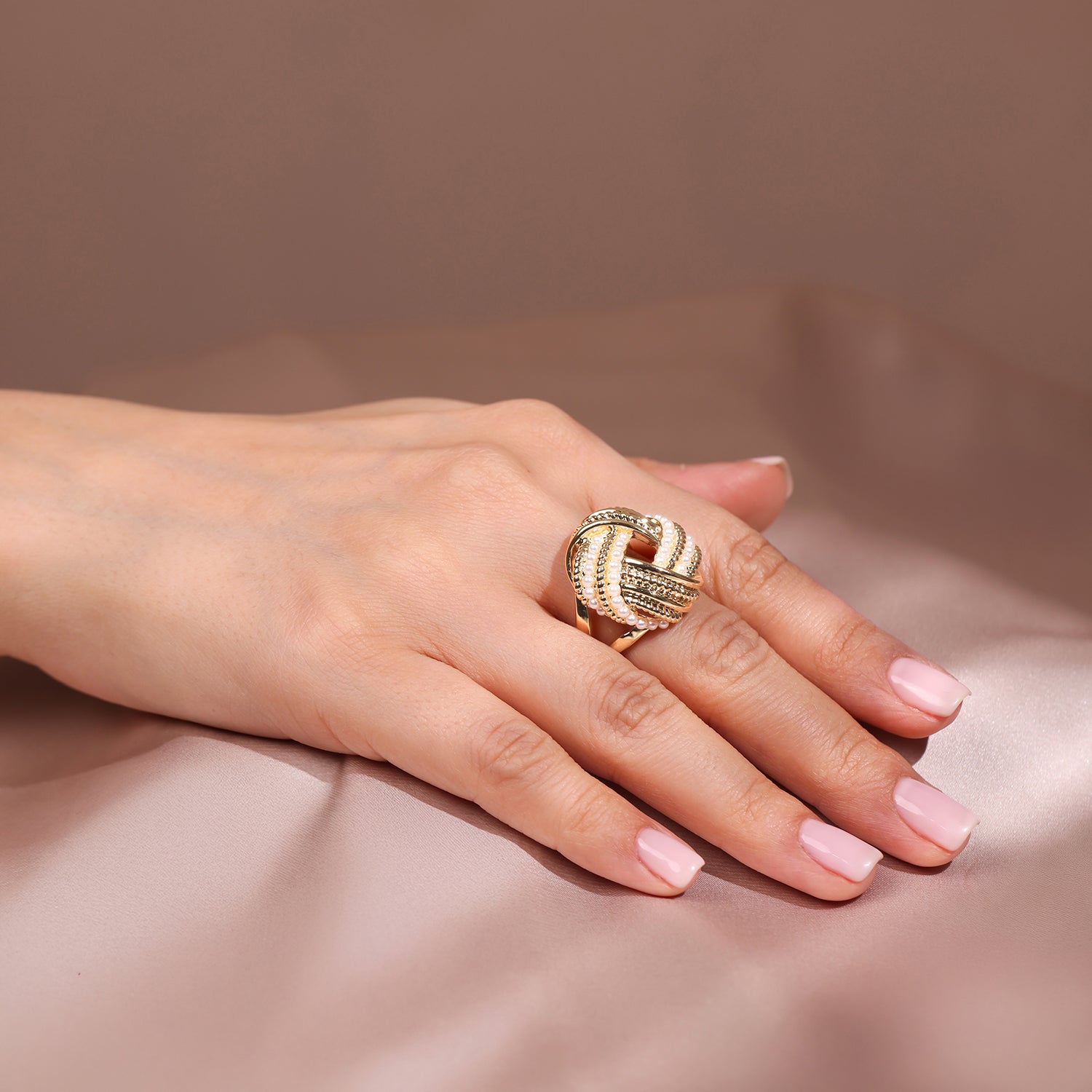 Image 3 of Pearl Gold Ring