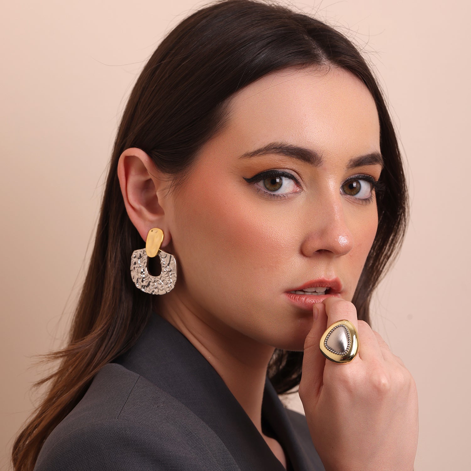 Image 2 of Inferna Statement Earrings
